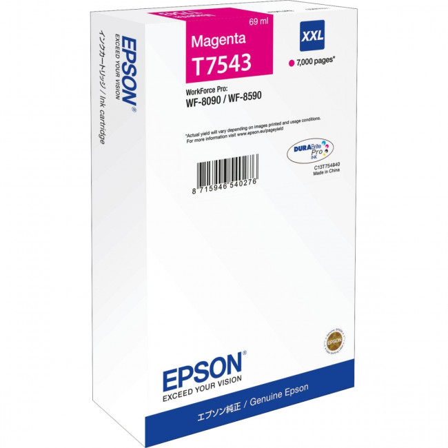 Картридж Epson C13T754340 — для бизнеса и офиса
