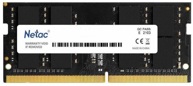Память DDR4 16Gb 3200MHz Netac NTBSD4N32SP-16 — для бизнеса и офиса