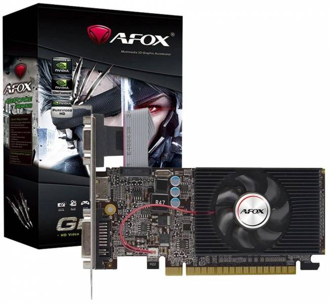 Видеокарта AFOX CORPORATION AF610-2048D3L7-V6 — для бизнеса и офиса