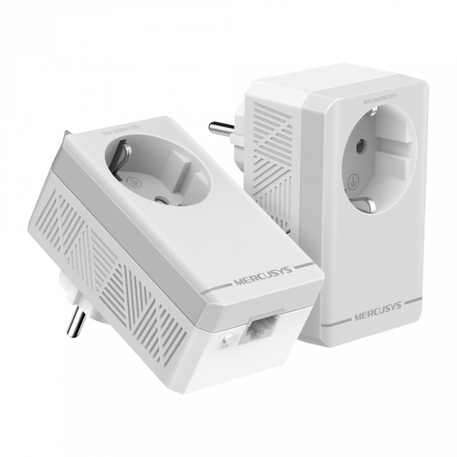 AV600 Комплект адаптеров Powerline с розеткой Mercusys Technologies CO MP300P KIT — для бизнеса и офиса AV600 Комплект адаптеров Powerline с розеткой Mercusys Technologies CO MP300P KIT — для бизнеса и офиса