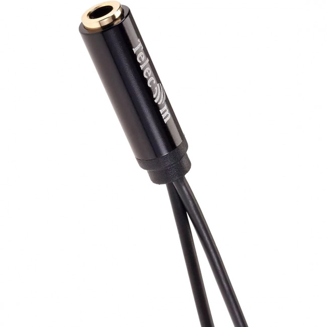 Кабель-адаптер  2*3.5ST(M)/3.5 ST(F), 0.2м, Telecom PRO <TAV205M-0.2M> Адаптер-переходник Telecom Jack 3.5 mm F/2 x Jack 3.5 mm M (TAV205M-0.2M)