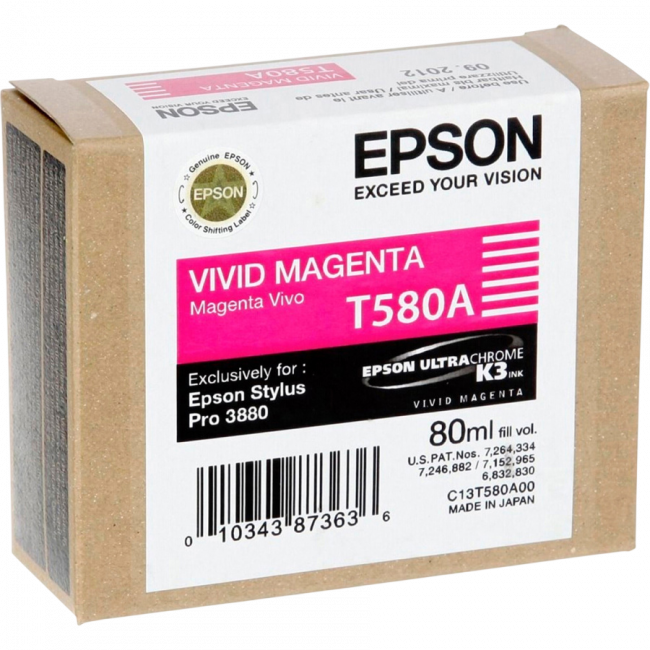 Картридж Epson C13T580A00 — для бизнеса и офиса Картридж Epson C13T580A00 — для бизнеса и офиса