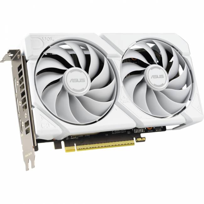 Видеокарта ASUS DUAL-RX9060XT-16G-WHITE (90YV0LG3-M0NA00) — для бизнеса и офиса