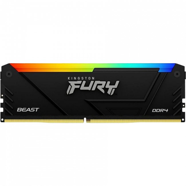 Память оперативная Kingston FURY Beast RGB (KF432C16BB2A/8WP) — для бизнеса и офиса