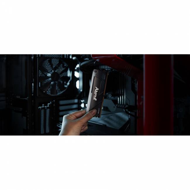 Память оперативная Kingston FURY Beast RGB (KF432C16BB2A/8WP) — для бизнеса и офиса