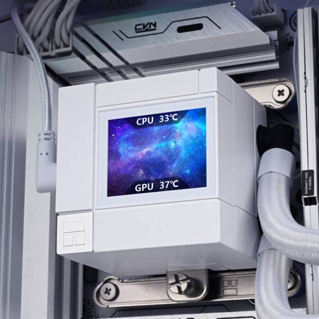 Система жидкостного охлаждения Thermalright Core Matrix 360 Vision White — для бизнеса и офиса Система жидкостного охлаждения Thermalright Core Matrix 360 Vision White — для бизнеса и офиса