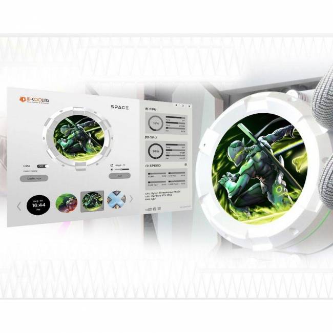 Вентилятор Cooler ID-COOLING SL360_XE_WHITE — для бизнеса и офиса