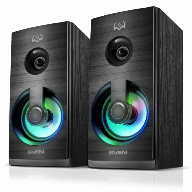 АС SVEN SPS-512, черный (6 Вт, питание USB, подсветка) Sven SV-020156 — для бизнеса и офиса