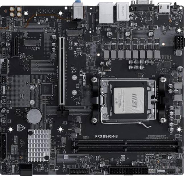 Материнская плата MSI PRO B840M-B — для бизнеса и офиса