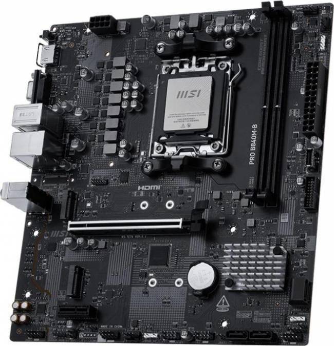 Материнская плата MSI PRO B840M-B — для бизнеса и офиса