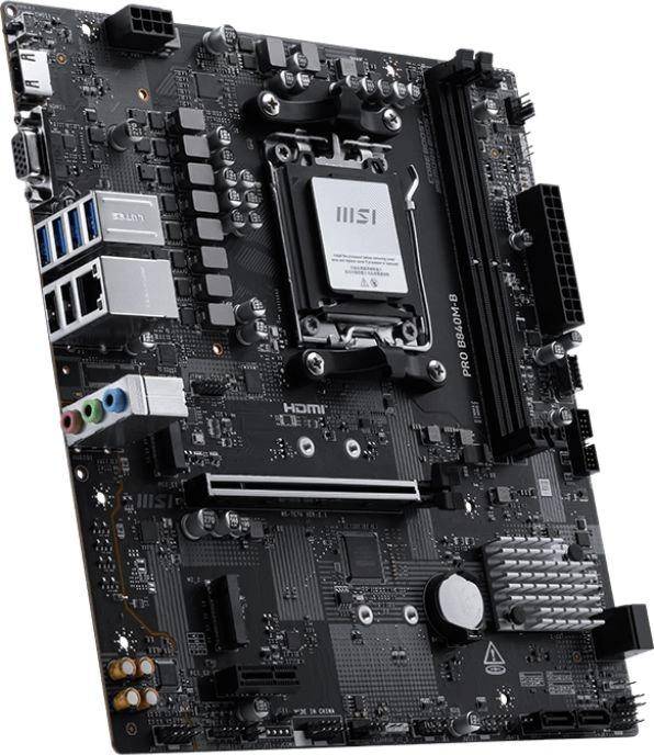 Материнская плата MSI PRO B840M-B — для бизнеса и офиса