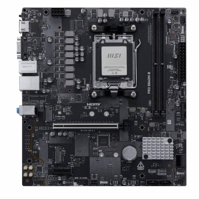 Материнская плата MSI PRO B840M-B — для бизнеса и офиса