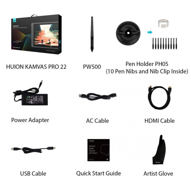 Интерактивный дисплей Huion KAMVAS Pro 22