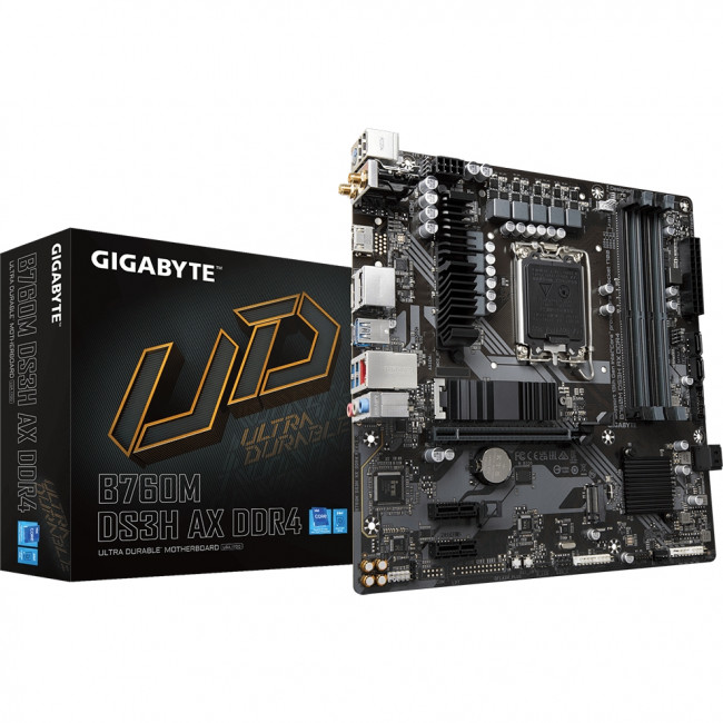 Материнская плата Gigabyte B760 DS3H AX — для бизнеса и офиса