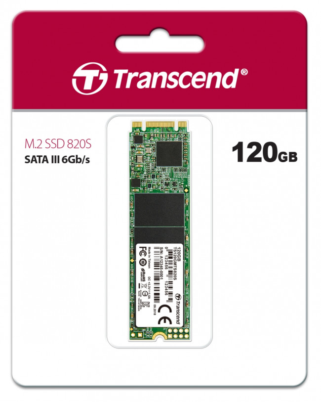 Твердотельный накопитель Transcend MTS820S TS120GMTS820S