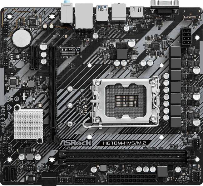 Материнская плата ASRock H610M-HVS/M.2 R2.0 — для бизнеса и офиса