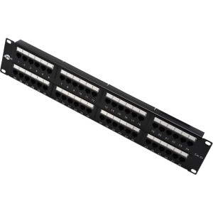 Патч-панель 19" 48хRJ45 UTP 2U cat.5е ATcom AT4852
