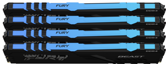 Память оперативная Kingston FURY Beast RGB  KF436C18BBAK4/128 — для бизнеса и офиса