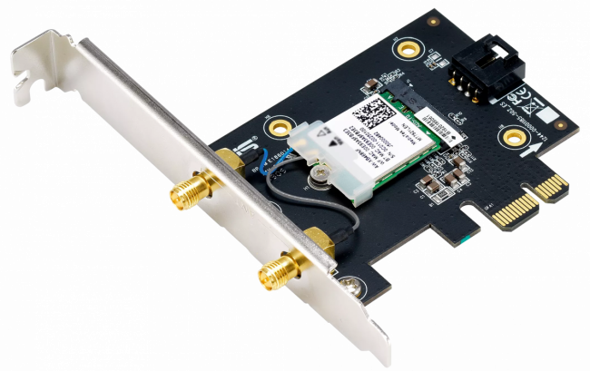 Сетевой адаптер ASUS PCE-BE6500 ASUS 90IG09G0-MO0B00 — для бизнеса и офиса