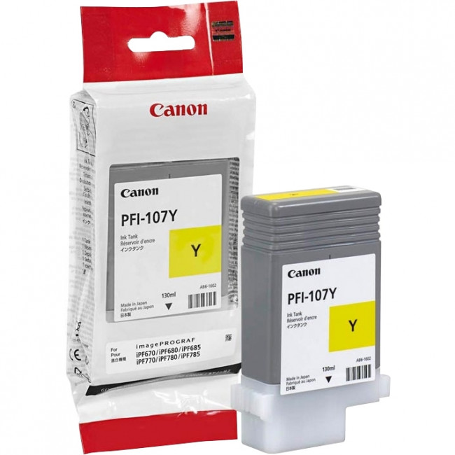 Картридж Canon PFI-107 Y (6708B001) — для бизнеса и офиса