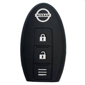 Чехол силиконовый смарт ключа NISSAN 2 кнопки (с лого)