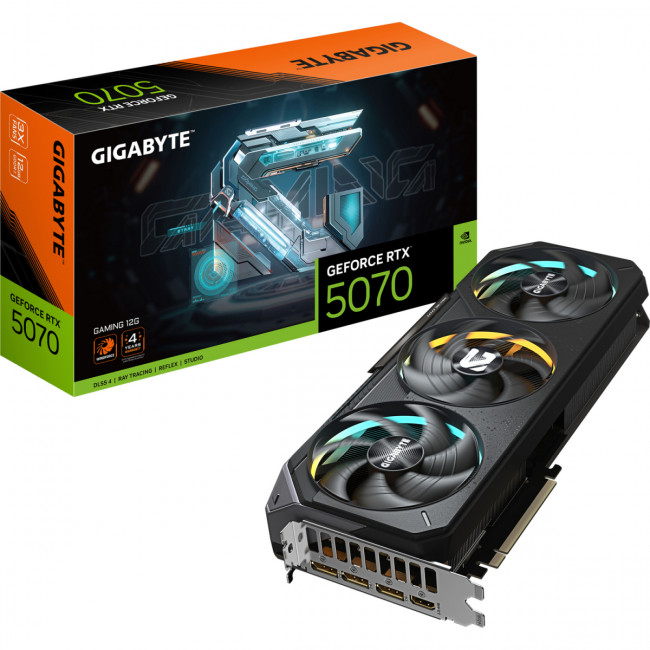 Видеокарта GIGABYTE GeForce RTX 5070 GAMING OC (GV-N5070GAMING-12GD) — для бизнеса и офиса Видеокарта GIGABYTE GeForce RTX 5070 GAMING OC (GV-N5070GAMING-12GD) — для бизнеса и офиса