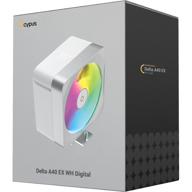 Кулер для процессора Ocypus Delta-A40-WH1NAWD00E-GL — для бизнеса и офиса