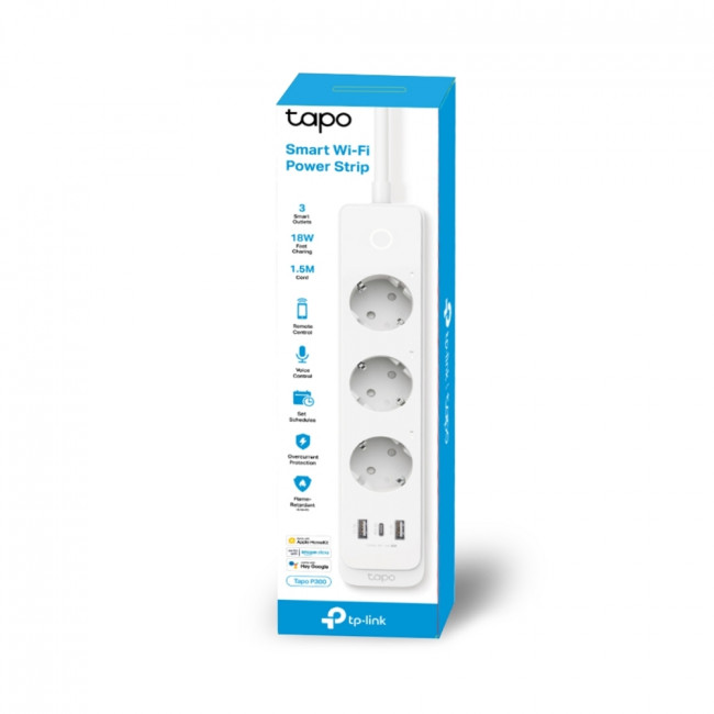 Умный сетевой фильтр TP-Link Tapo P300