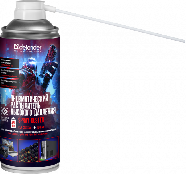 Defender Пневматический распылитель CLN 30805 Gaming 400мл Defender CLN 30805 Gaming (30808)