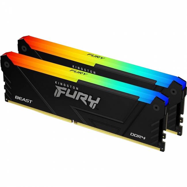Память оперативная Kingston FURY Beast RGB (KF432C16BB12AK2/32WP) — для бизнеса и офиса