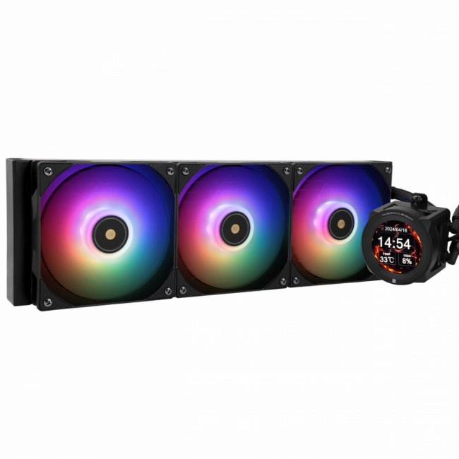 Система жидкостного охлаждения Thermalright Core Vision 360 Black — для бизнеса и офиса Система жидкостного охлаждения Thermalright Core Vision 360 Black — для бизнеса и офиса