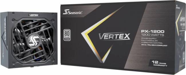 Блок питания Seasonic VERTEX PX-1200 12122PXAFS — для бизнеса и офиса