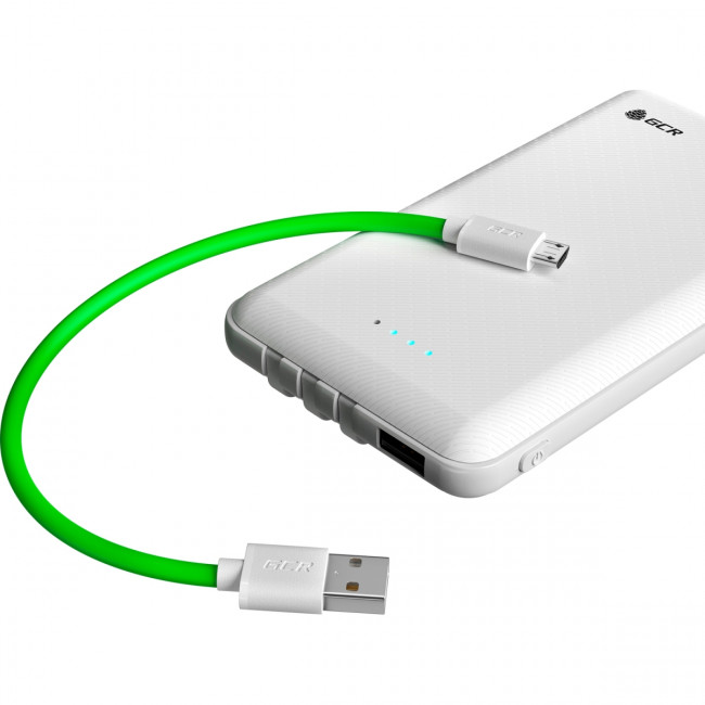 GCR QC Кабель 0.15m MicroUSB, быстрая зарядка, зеленый TPE, белые коннекторы, 28/22 AWG, GCR-53283 Кабель Greenconnect 0.15 м (GCR-53283)