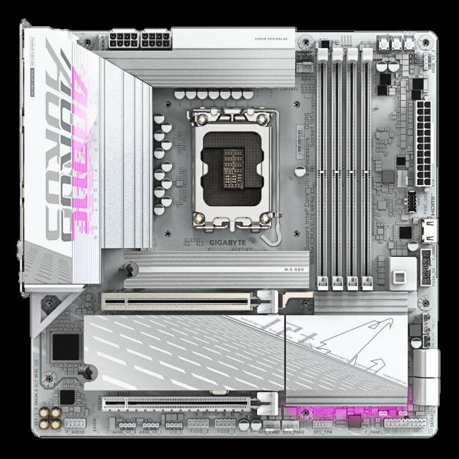 Материнская плата Gigabyte B860M AORUS ELITE WIFI6E ICE — для бизнеса и офиса