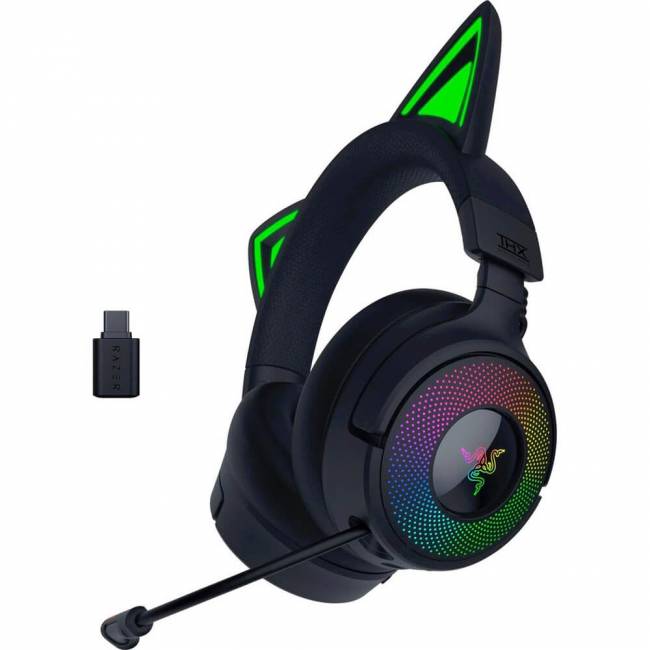 Гарнитура Razer Kraken Kitty V3 Pro - Black Razer Kraken Kitty V3 Pro - Black Headset — для бизнеса и офиса