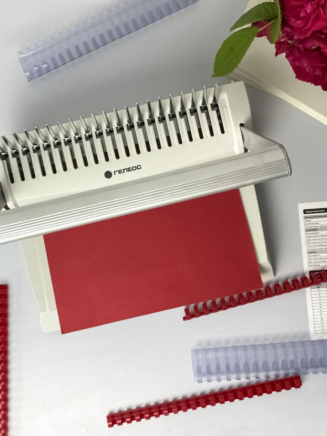 Переплетчик ГЕЛЕОС БП-16 на пластиковую пружину Гелеос БП-16