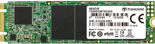 Твердотельный накопитель Transcend MTS820S TS960GMTS820S