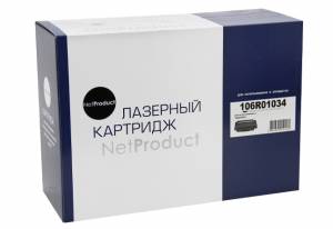 Картридж NetProduct (N-106R01034) для Xerox Phaser 3420/3425, 10K