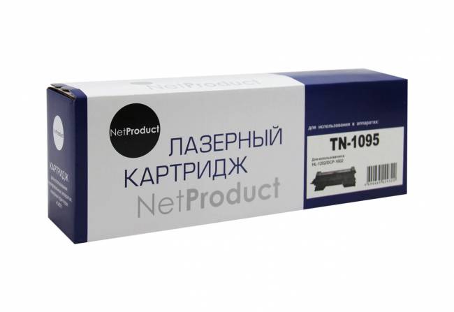 Тонер-картридж NetProduct (N-TN-1095) для Brother HL-1202/DCP1602, 1,5K — для бизнеса и офиса