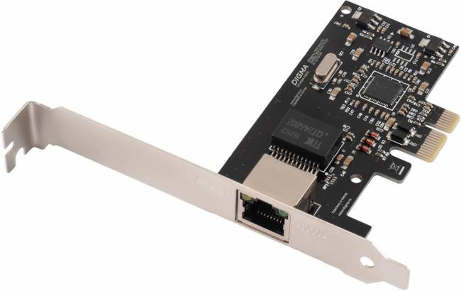 Сетевая карта Gigabit Ethernet Digma DPE101G-TX V2 — для бизнеса и офиса
