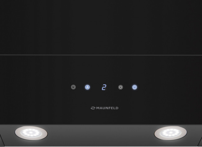 ВЫТЯЖКА MAUNFELD MANCHESTER LIGHT 60 ЧЕРНОЕ стекло Maunfeld Manchester Light 60 Black Glass Black — для бизнеса и офиса