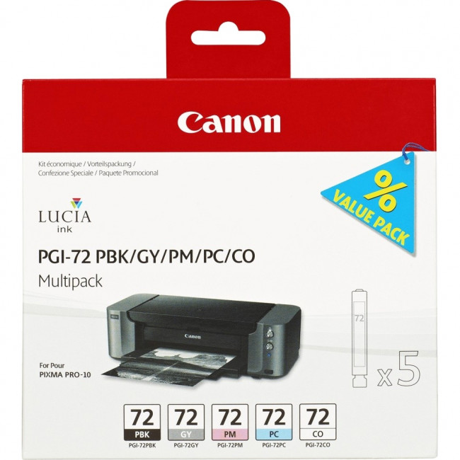Набор Canon PGI-72 (6403B007) — для бизнеса и офиса Набор Canon PGI-72 (6403B007) — для бизнеса и офиса