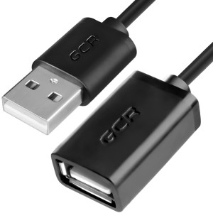 Greenconnect Удлинитель 1.5m USB 2.0, AM/AF, черный, 28/28 AWG, экран, армированный, морозостойкий, GCR-UEC6M-BB2S-1.5m Greenconnect USB 2.0 Type-AM - USB 2.0 Type-AF