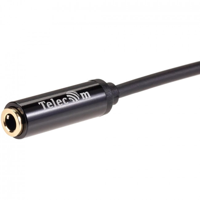 Кабель удлинит 3.5 Jack (M) - 3.5 Jack (F), 1м Telecom PRO <TAV7179M-1M> Кабель-переходник Telecom Jack 3.5 mm M/Jack 3.5 mm F (TAV7179M-1M)