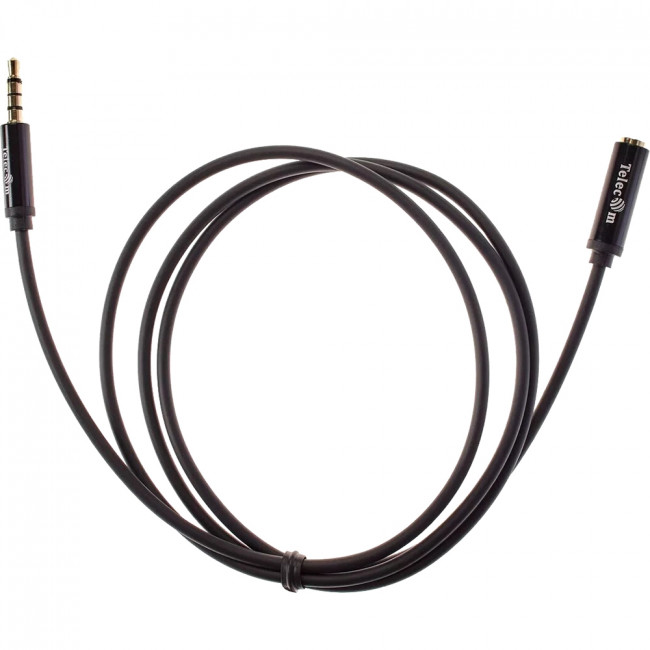 Кабель удлинит 3.5 Jack (M) - 3.5 Jack (F), 1м Telecom PRO <TAV7179M-1M> Кабель-переходник Telecom Jack 3.5 mm M/Jack 3.5 mm F (TAV7179M-1M)