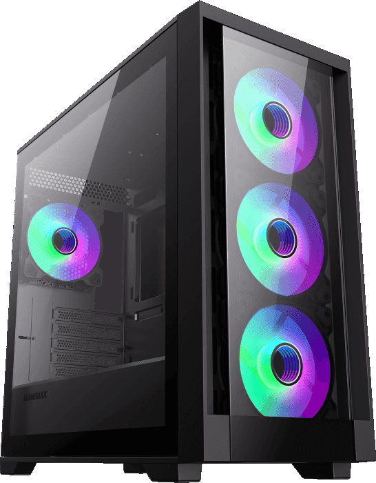 Компьютерный корпус mATX, без блока питания GameMax DEFENDER TG — для бизнеса и офиса Компьютерный корпус mATX, без блока питания GameMax DEFENDER TG — для бизнеса и офиса