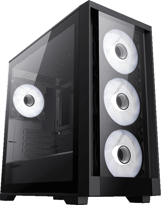 Компьютерный корпус mATX, без блока питания GameMax DEFENDER TG — для бизнеса и офиса Компьютерный корпус mATX, без блока питания GameMax DEFENDER TG — для бизнеса и офиса