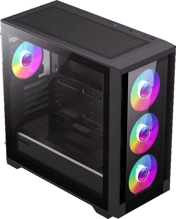 Компьютерный корпус mATX, без блока питания GameMax DEFENDER TG — для бизнеса и офиса Компьютерный корпус mATX, без блока питания GameMax DEFENDER TG — для бизнеса и офиса