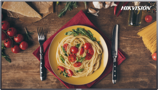 Профессиональная ЖК панель 55", 4K, 500кд/м2, Cortex-A17, 4-core, 2GB memory, Andriod8.1, RJ45/USB/WIFI, 8 GB EMMC, TF 32 GB Hikvision DS-D6055UN — для бизнеса и офиса