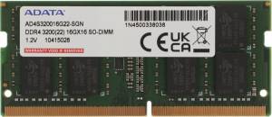 Память DDR4 16Gb 3200MHz ADATA AD4S320016G22-SGN